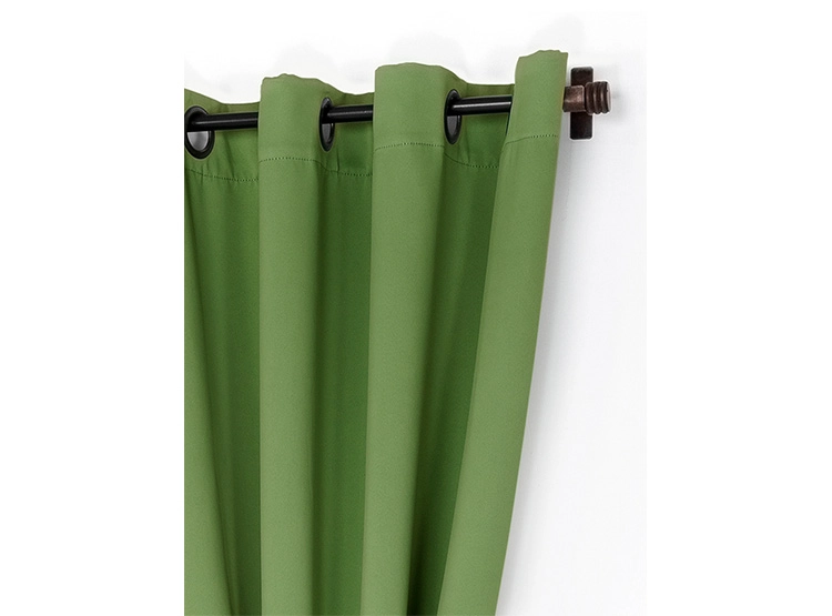 SET CORTINA DORAL VICTORIA BLACKOUT TEJIDO VERDE - 3