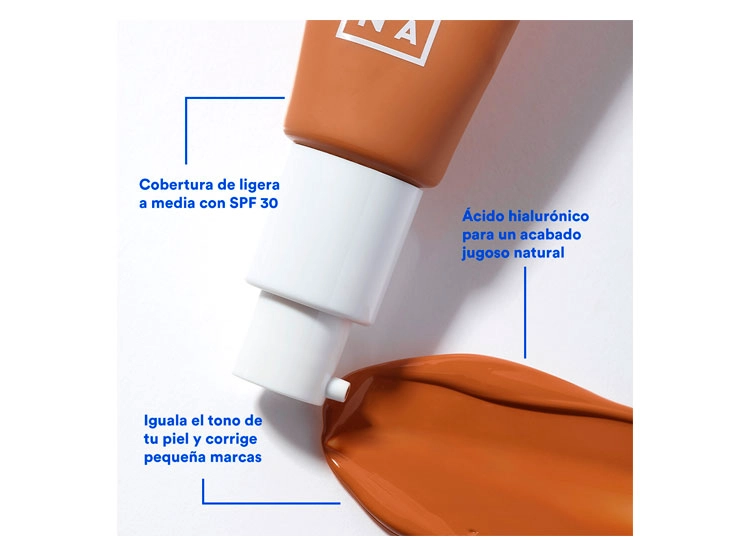 BASE DE MAQUILLAJE 3INA THE TINTED MOISTURIZER SPF 30 30 ML, foto 5