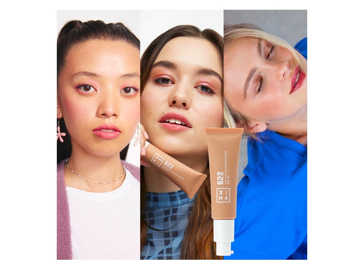 BASE DE MAQUILLAJE 3INA THE TINTED MOISTURIZER SPF 30 30 ML, foto 6