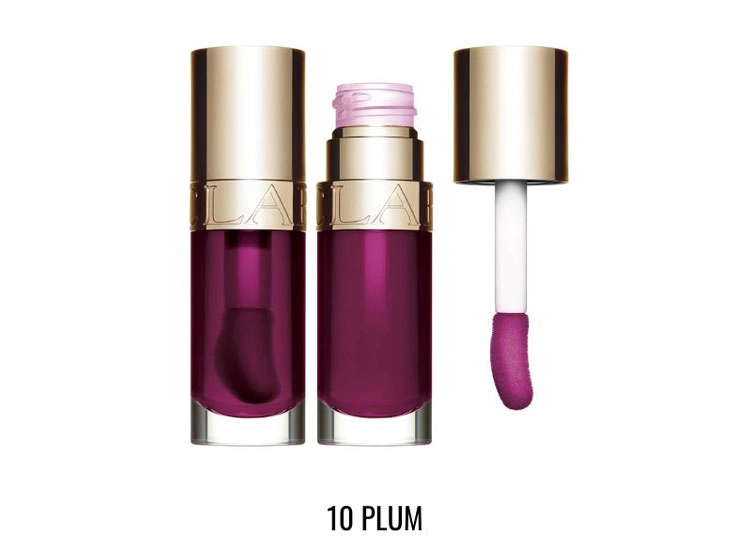 BÁLSAMO LABIAL CLARINS LIP COMFORT OIL 8 PLUM 12 ML - 3