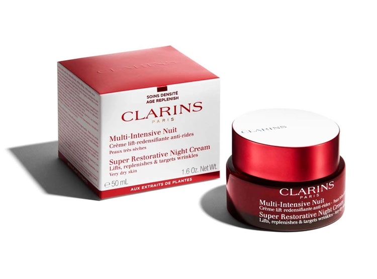 CREMA FACIAL CLARINS HIDRATANTE SUPER RESTORA NIGHT CR DS 50 ML - 4