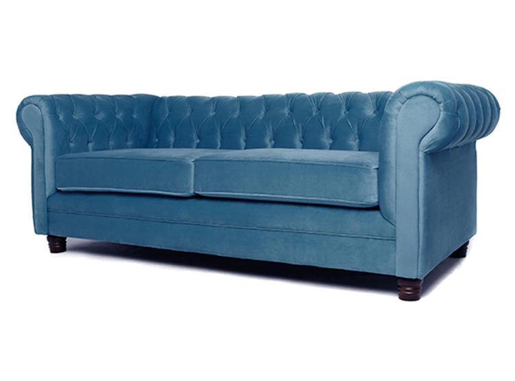 SOFÁ BARRA DESIGN CHESTERFIELD VELVET 3 CUERPOS FELPA - 2