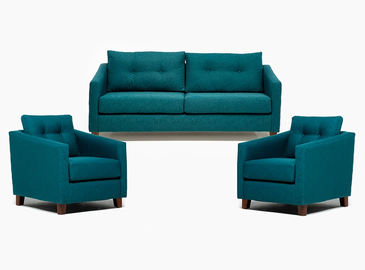 JUEGO DE LIVING BARRA DESIGN ELENA 3-1-1 CUERPOS