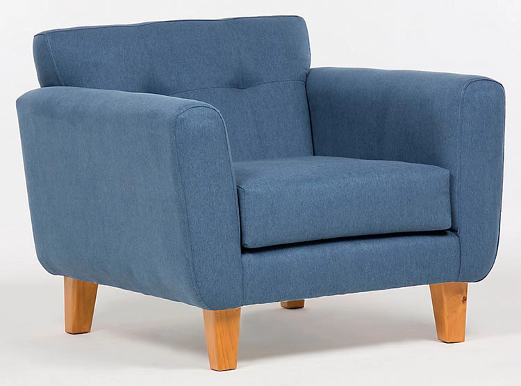 SILLON BARRA DESIGN JOSEPH 1 CUERPO LINO - 2