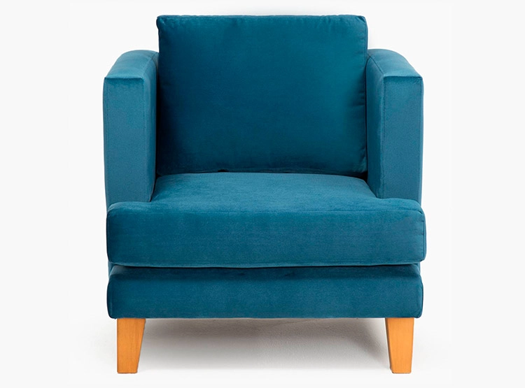 JUEGO DE LIVING BARRA DESIGN LARISA FELPA 3-1-1 CUERPOS - 3