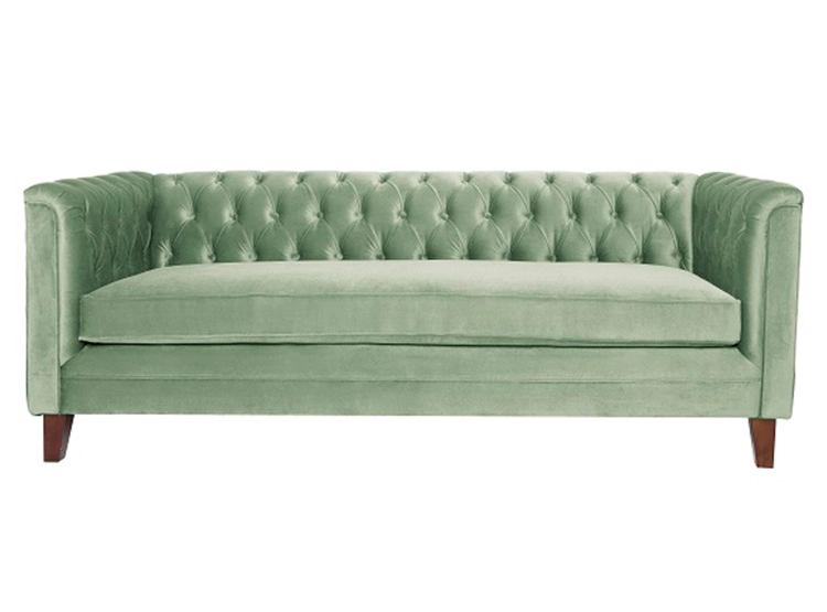 SOFÁ BARRA DESIGN VICTORIA 3 CUERPOS FELPA