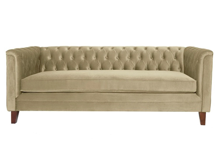 SOFÁ BARRA DESIGN VICTORIA 3 CUERPOS FELPA - 1