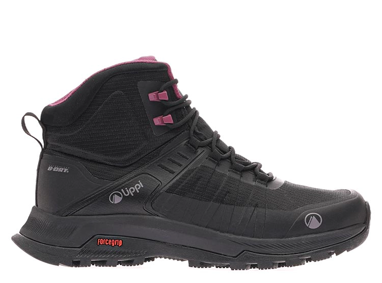 ZAPATILLAS MUJER LIPPI NEGRO VULCANO IRON STONE MID BDRY - 1