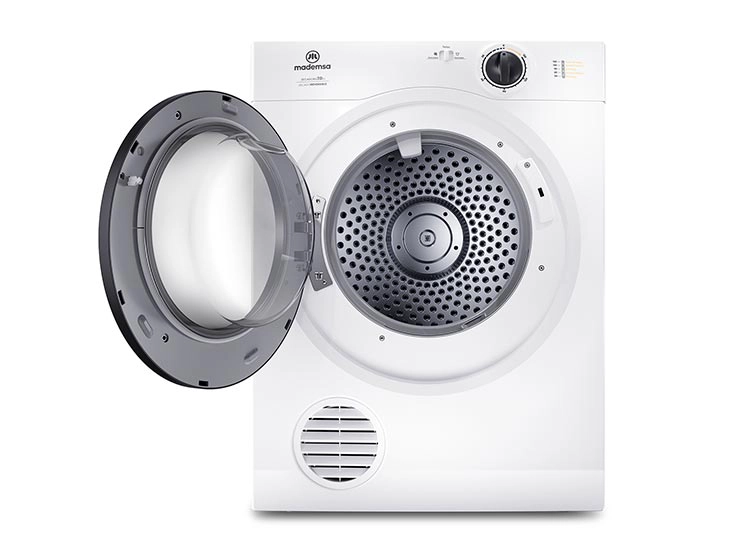 SECADORA DE ROPA POR VENTILACIÓN MADEMSA 7D BZG 7KG BLANCO - 3