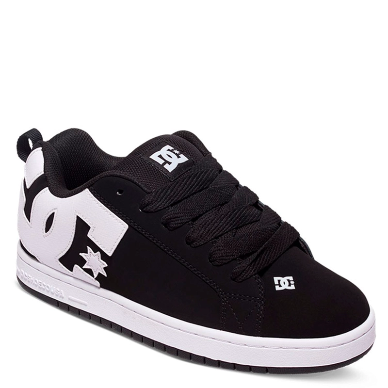 ZAPATILLAS HOMBRE DC SHOES URBANAS NEGRO COURT GRAFFIK CUERO - 2