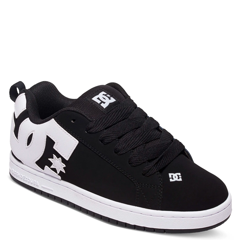ZAPATILLAS HOMBRE DC SHOES URBANAS NEGRO COURT GRAFFIK CUERO - 2