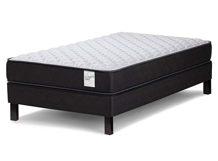 JUEGO DE DORMITORIO ROSEN CAMA EUROPEA WAVE 1.5 PLAZAS + RESPALDO TABOR GRAFITO - 4