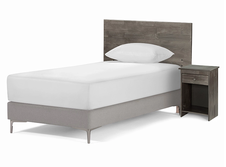 SET DE MUEBLES ROSEN DORMITORIO TABOR 1.5 PLAZAS MADERA GRAFITO - 7