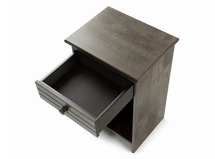SET DE MUEBLES ROSEN DORMITORIO TABOR 2 PLAZAS MADERA GRAFITO - 3