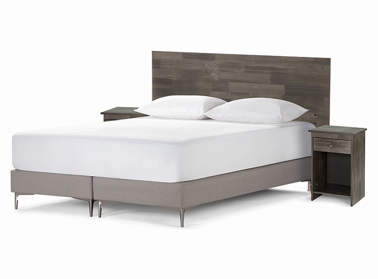 SET DE MUEBLES ROSEN DORMITORIO TABOR 2 PLAZAS MADERA GRAFITO - 6