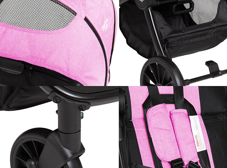 COCHE TRAVEL SYSTEM BABY WAY 3 EN 1 NEGRO - 6