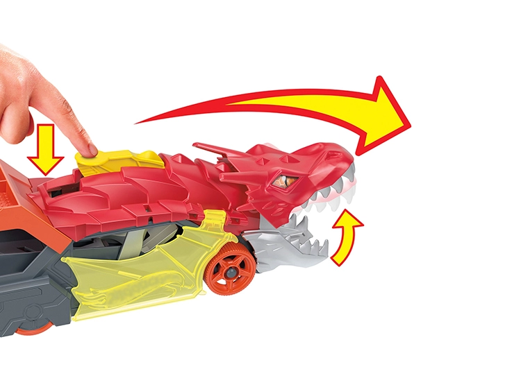 PISTA DE AUTOS HOT WHEELS CITY REMOLQUE DE DRAGÓN - 4