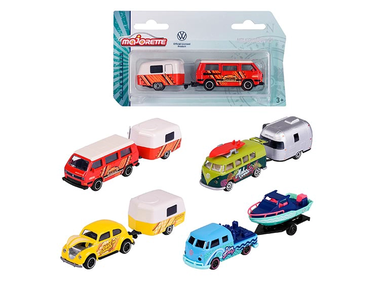 VEHICULO MAJORETTE VOLKSWAGEN TRAILERS / MODELO ALEATORIO - 1