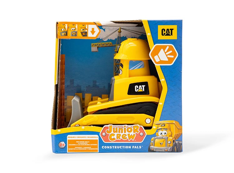 AUTO ESCALA CAT CAMIÓN DE JUGUETE ERPILLAR JUNIOR CREW CONSTRUCTION PALS - 1