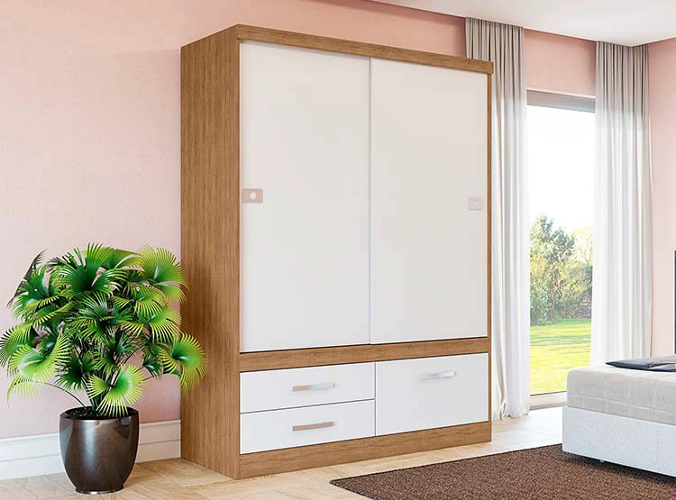 CLOSET YARDAS FREIJO S582 BLANCO 2P 3C - 5