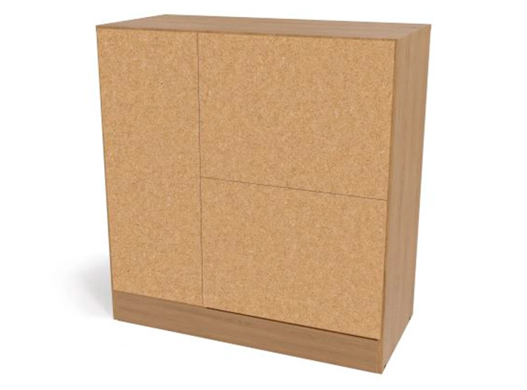 CÓMODA YARDAS FREIJO S265 1 PUERTA 5 CAJONES BLANCO - 3