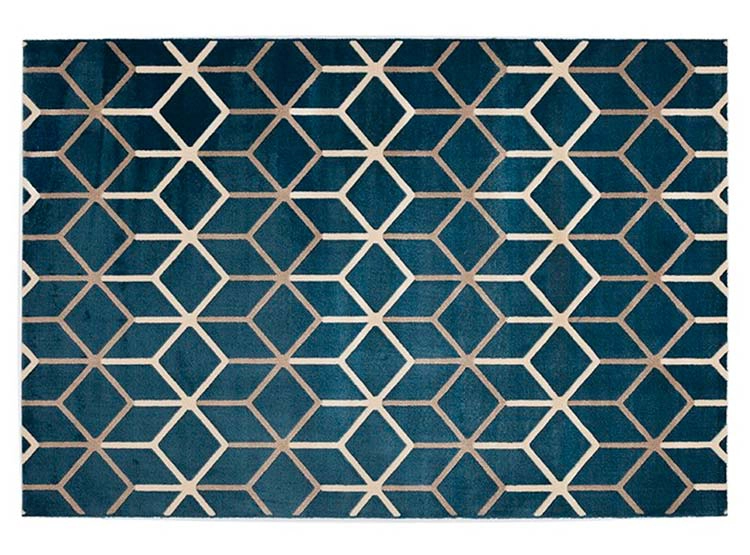 ALFOMBRA IDETEX HEATSET MAVI CONTEMPORÁNEA MODERNA 160 X 235 CM AZUL - 1