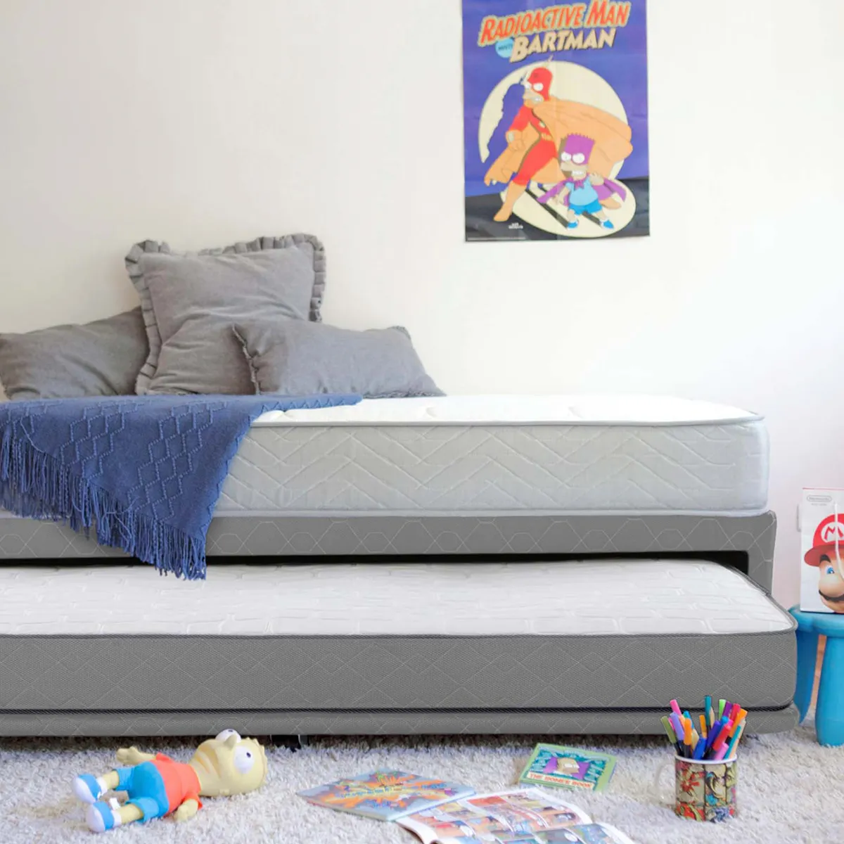 CAMA DIVAN FLEX URBANO URBAN 1 PLAZA BLANCO - 6