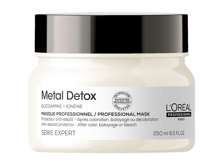 MASCARILLA CAPILAR LOREAL PROFESSIONNEL SUAVIDAD BRILLO METAL DETOX 250 ML CABELLO DAÑADO COLOR - 1