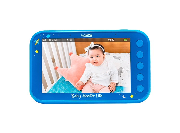 MONITOR BEBE SOYMOMO LITE AZUL - 4