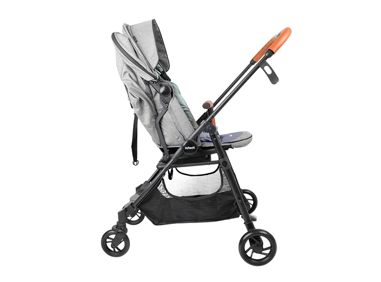 COCHE PASEO INFANTI ZURI 360° ACERO GRIS - 3