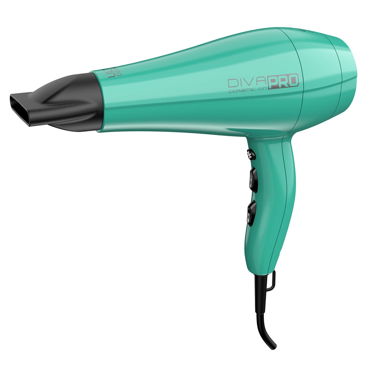 SECADOR DE PELO GAMA DIVA 4D SALON PRO 2200 W TURQUESA - 1