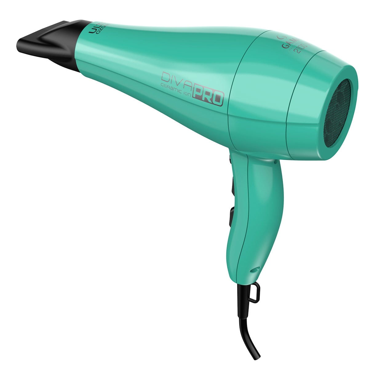 SECADOR DE PELO GAMA DIVA 4D SALON PRO 2200 W TURQUESA - 3