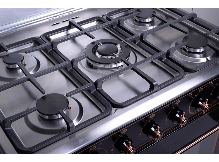 COCINA A GAS SINDELEN CH-8850RD 5 PLATOS NEGRO - 4