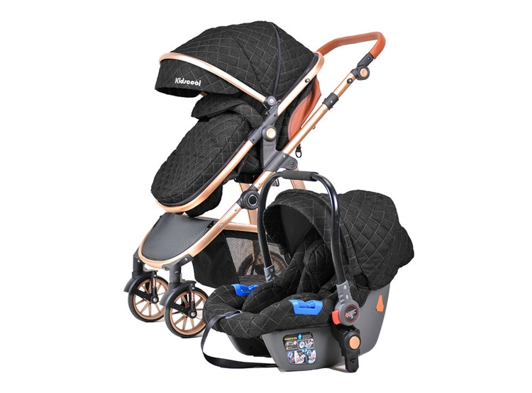 COCHE TRAVEL SYSTEM KIDSCOOL ELLEGANCE 3 EN 1 NEGRO - 1