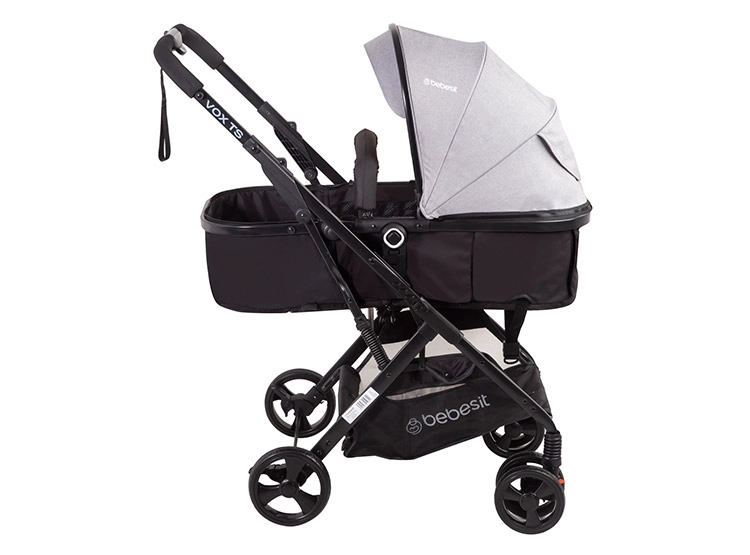 COCHE CUNA TRAVEL SYSTEM BEBE VOX GRIS BEBESIT - 5