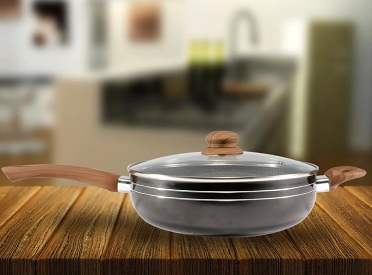 WOK CUISINE DOKY ALUMINIO GRIS - 1