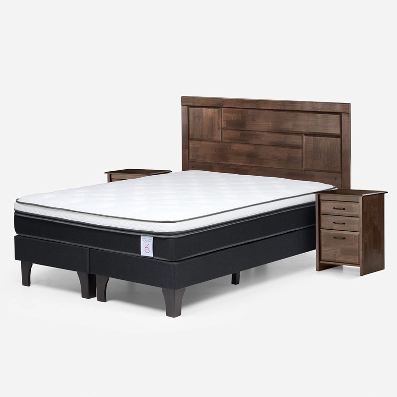 JUEGO DE DORMITORIO ROSEN CAMA EUROPEA NEW STYLE 6 BD 2 PLAZAS + SET DOLCE - 2
