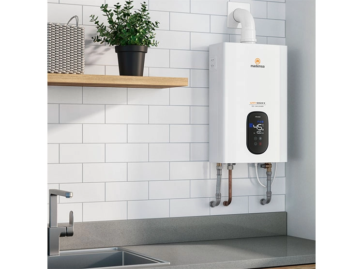CALEFONT GAS LICUADO 10 LITROS TIRO FORZADO SENSOR DE MONÓXIDO DE CARBONO - 6