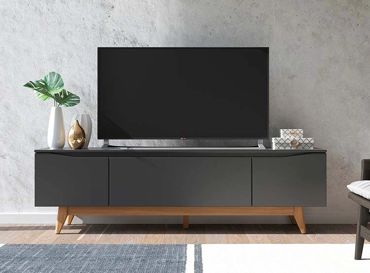 RACK PARA TV 60 PULGADAS FLYNT DECOCASA 1.8 NEGRO - 3