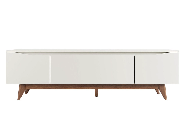 RACK PARA TV 60 PULGADAS FLYNT DECOCASA OFF WHITE 1.8 BLANCO - 1