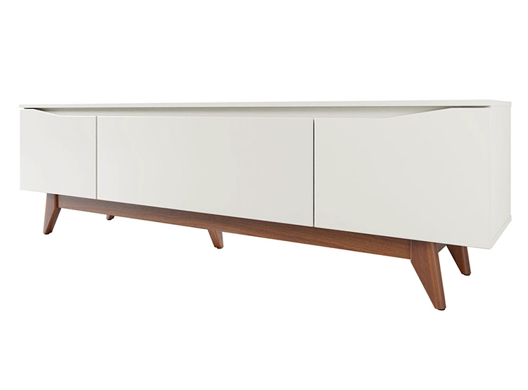 RACK PARA TV 60 PULGADAS FLYNT DECOCASA OFF WHITE 1.8 BLANCO - 2