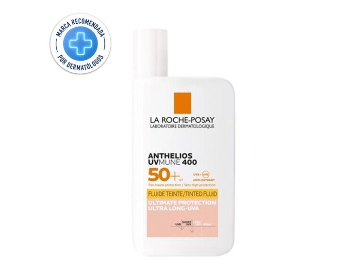 PROTECTOR SOLAR FACIAL LA ROCHE-POSAY COLOR ANTHELIOS UVMUNE 400 SPF 50+ 50 ML - 1