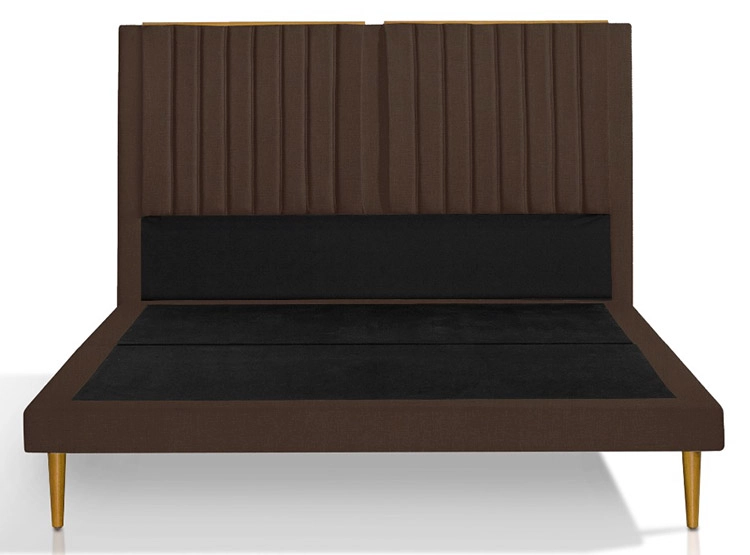 CAMA EUROPEA DECOCASA ASTRO KING CAFÉ - 1