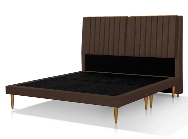 CAMA EUROPEA DECOCASA ASTRO KING CAFÉ - 2