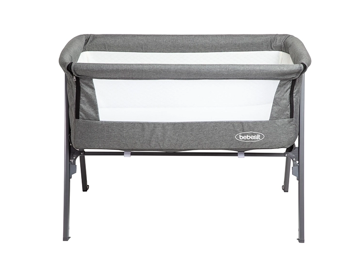 CUNA COLECHO BEBE EASY CON BOLSO GRIS BEBESIT - 2