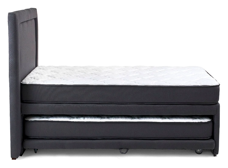 SET CAMA NIDO DRIMKIP 1.5 PLAZAS GRIS + RESPALDO - 3