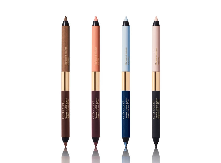 DELINEADOR DE OJOS ESTÉE LAUDER SMOKE AND BRIGHTEN KAJAL EYELINER DUO BORDEAUX IVORY 1 GR - 3