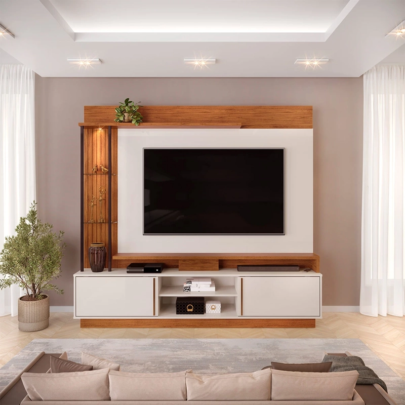 CENTRO DE ENTRETENIMIENTO DI PORETTI DESIGN MARTINO HOME 2P 70" - 1
