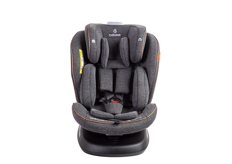 SILLA DE AUTO BEBE CONVERTIBLE SUPRA PREMIUM 360 ISOFIX GRIS - 7
