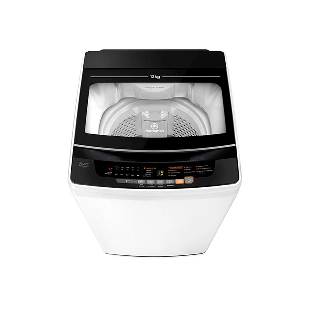 LAVADORA CARGA SUPERIOR MADEMSA 12 BZG 12KG BLANCO - 3